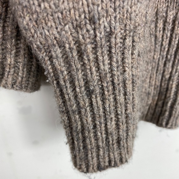 Gap Mens Medium Sweater Pullover Tan Brown Wool Blend - Picture 4 of 7